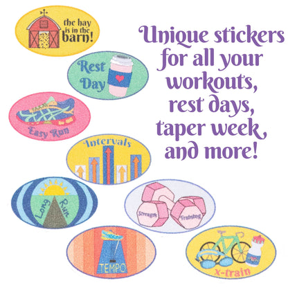Half Marathon Training Stickers