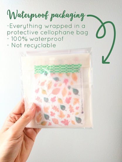 Large Watercolor Snowflake Stickers