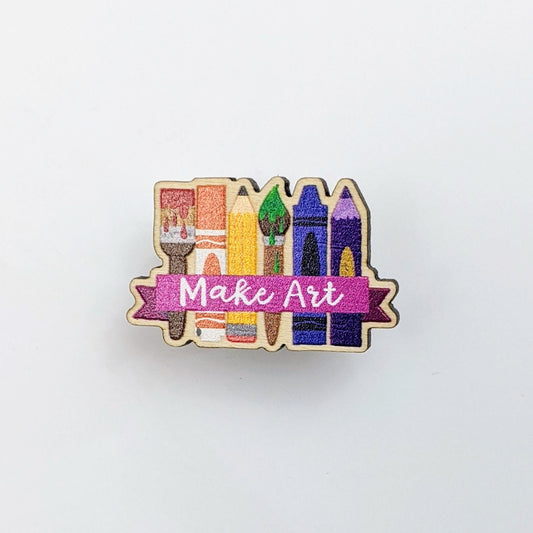 Make Art Pin
