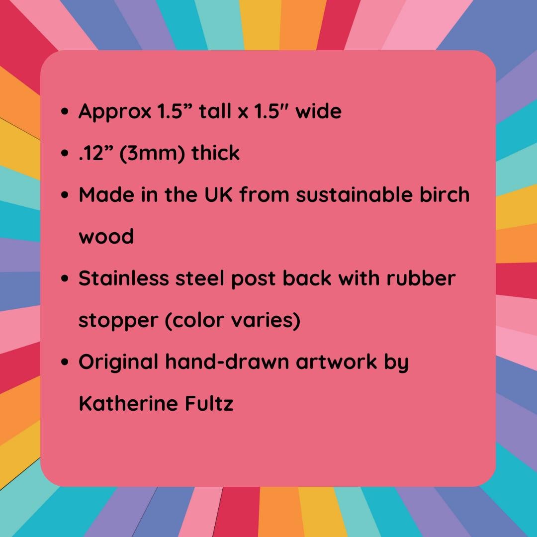 Large Pink Birthday Cake Pin