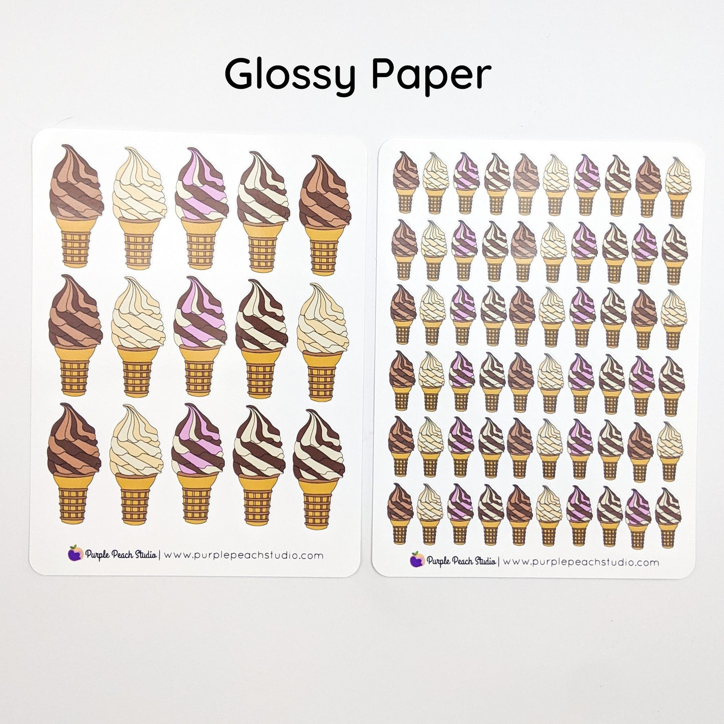 Large Soft Serve Stickers