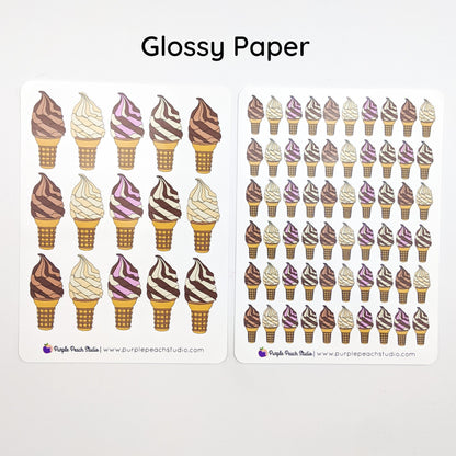 Large Soft Serve Stickers