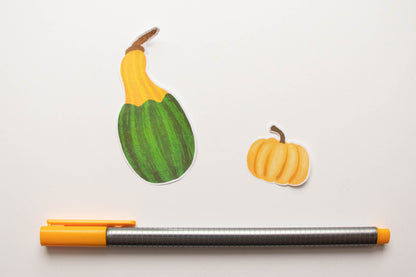 Small Decorative Gourd Planner Stickers