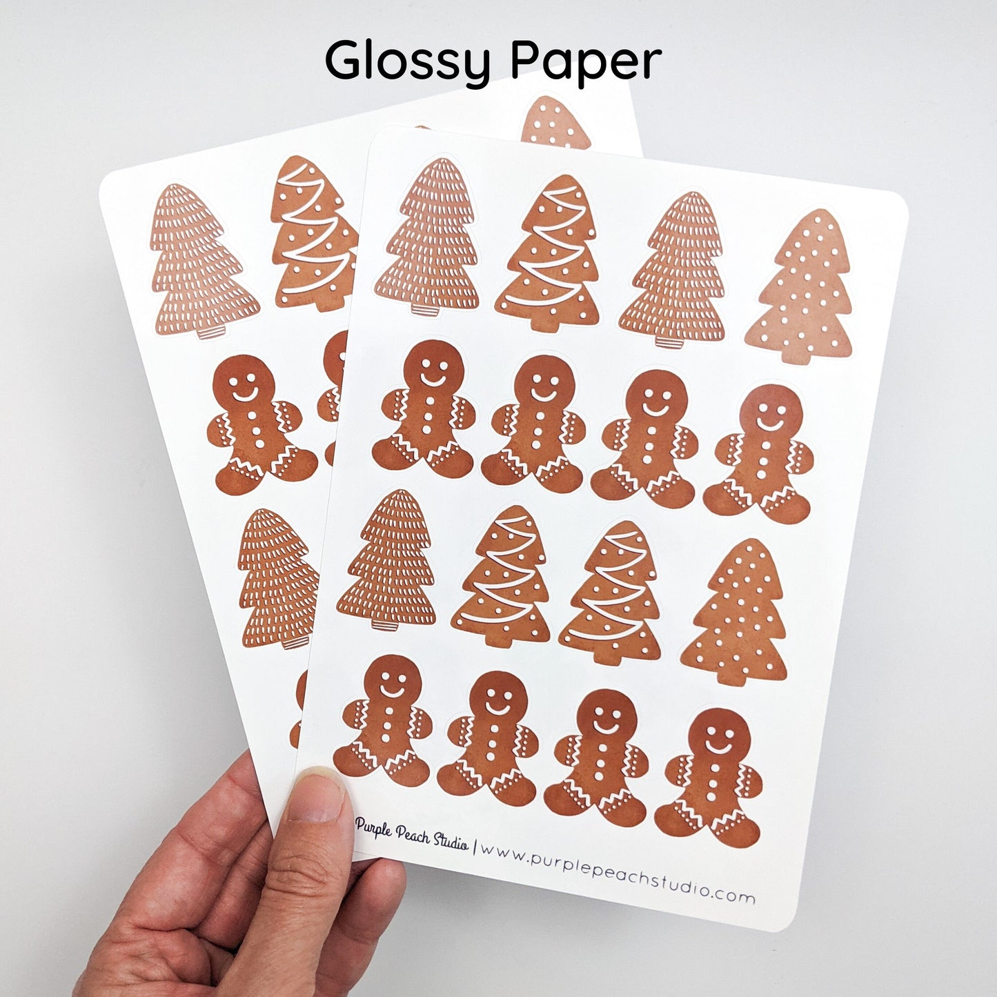 Large Gingerbread Cookie Stickers