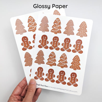 Large Gingerbread Cookie Stickers