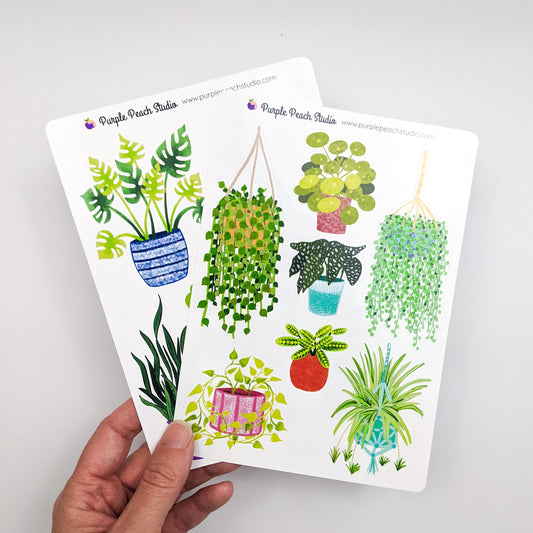 Large Houseplant Stickers