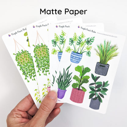 Small Houseplant Stickers