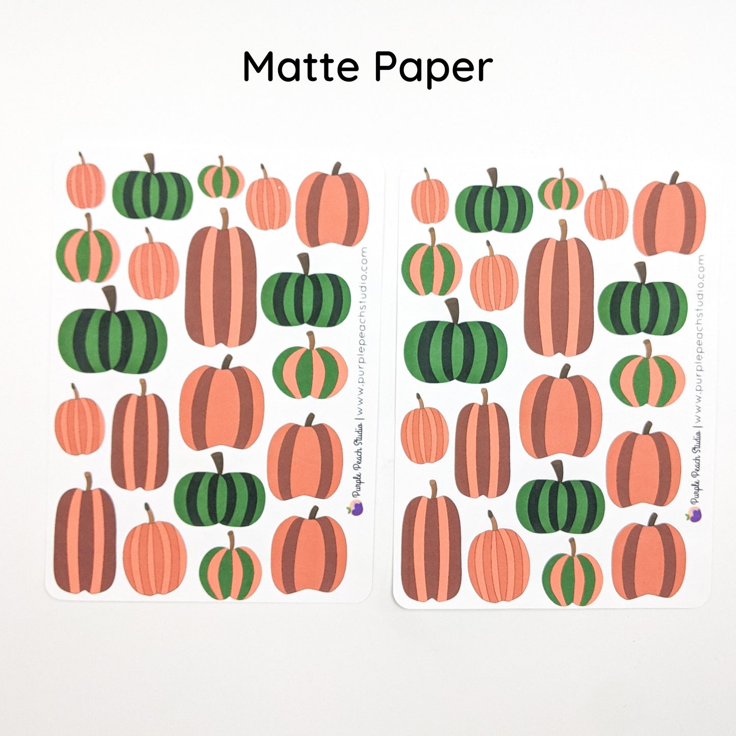 Large Pumpkin Stickers