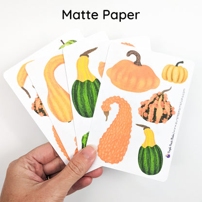 Small Decorative Gourd Planner Stickers