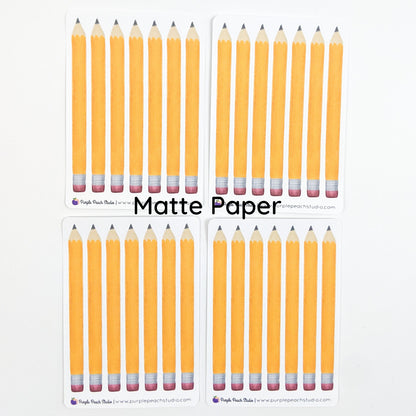Small Pencil Stickers