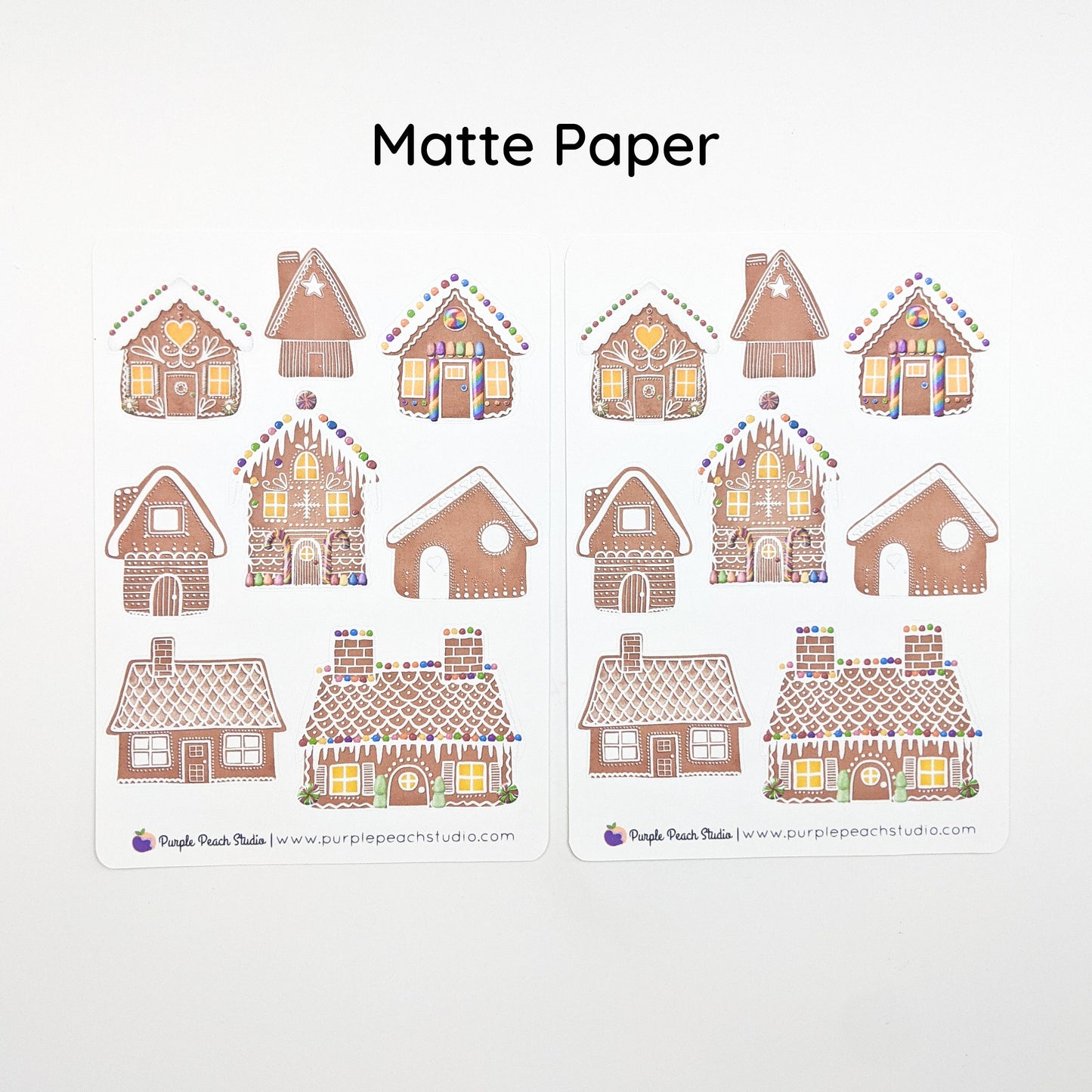 Large Gingerbread House Stickers