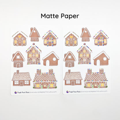 Large Gingerbread House Stickers