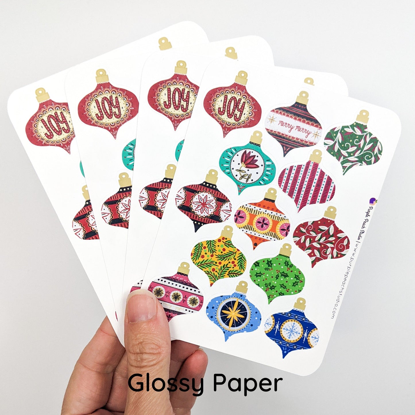 Small Vintage Ornament Stickers
