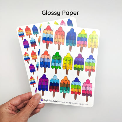 Large Ice Pop Stickers