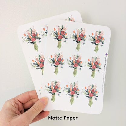 Large Bouquet Sticker Sheets