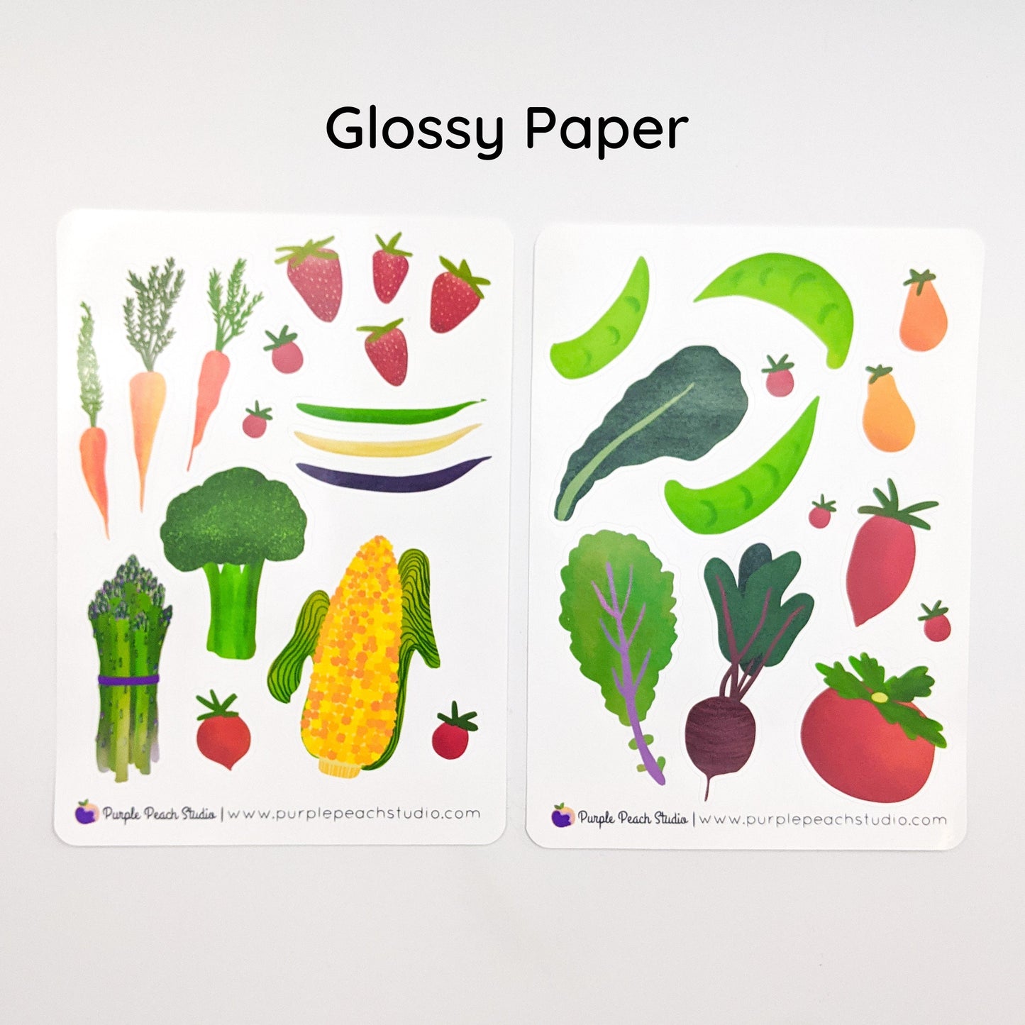 Large Farmers Market Veggie Stickers