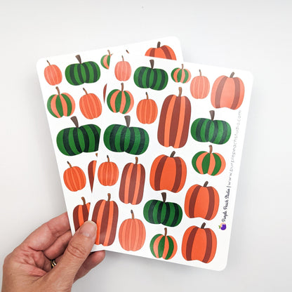 Large Pumpkin Stickers