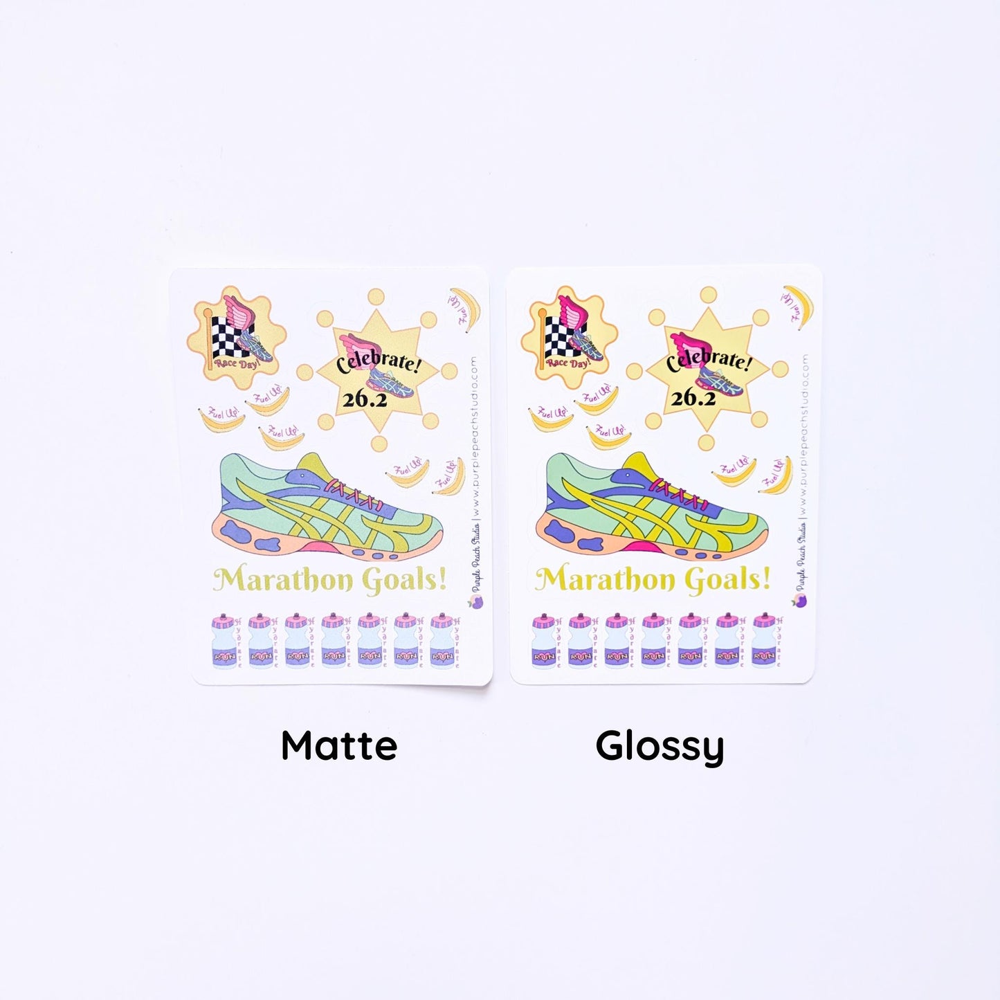 Marathon Training Stickers