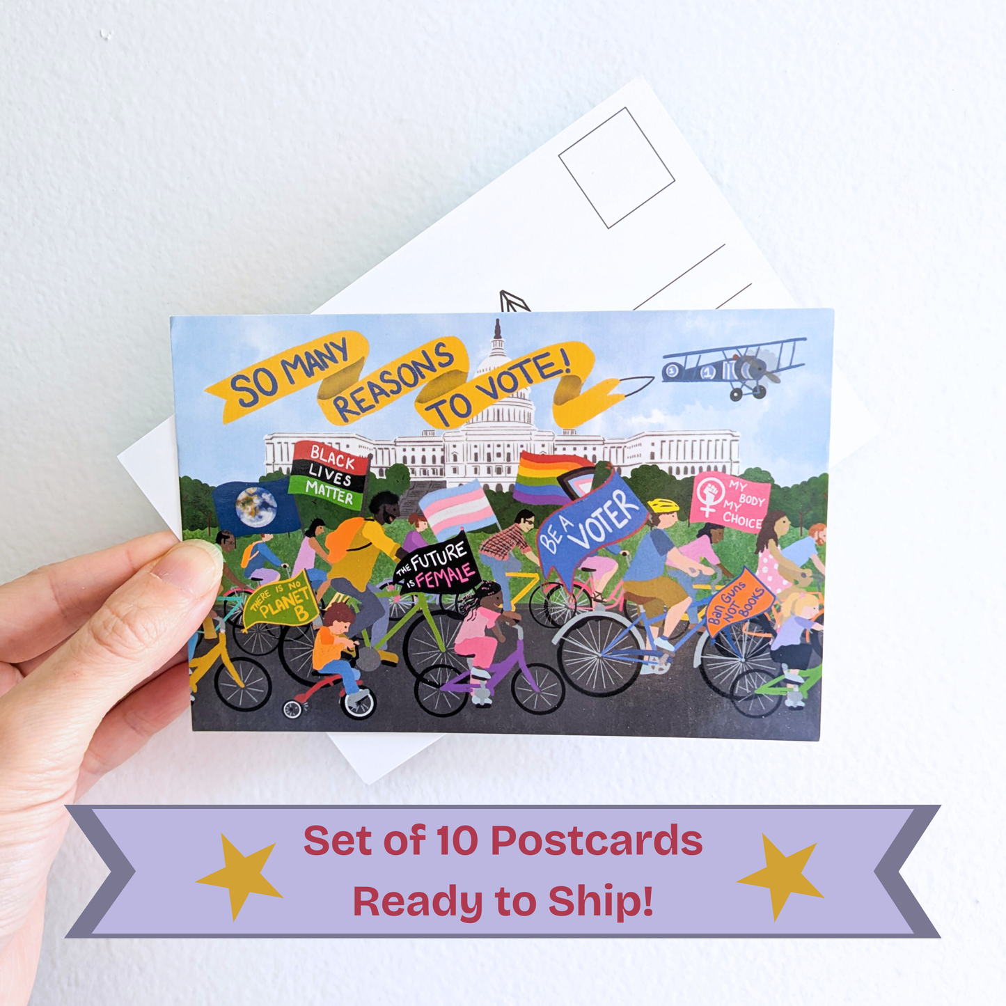 Progressive Bike Parade Postcards (Set of 10)