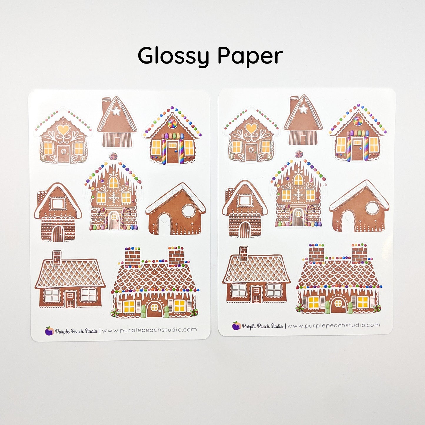 Large Gingerbread House Stickers