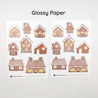 Large Gingerbread House Stickers