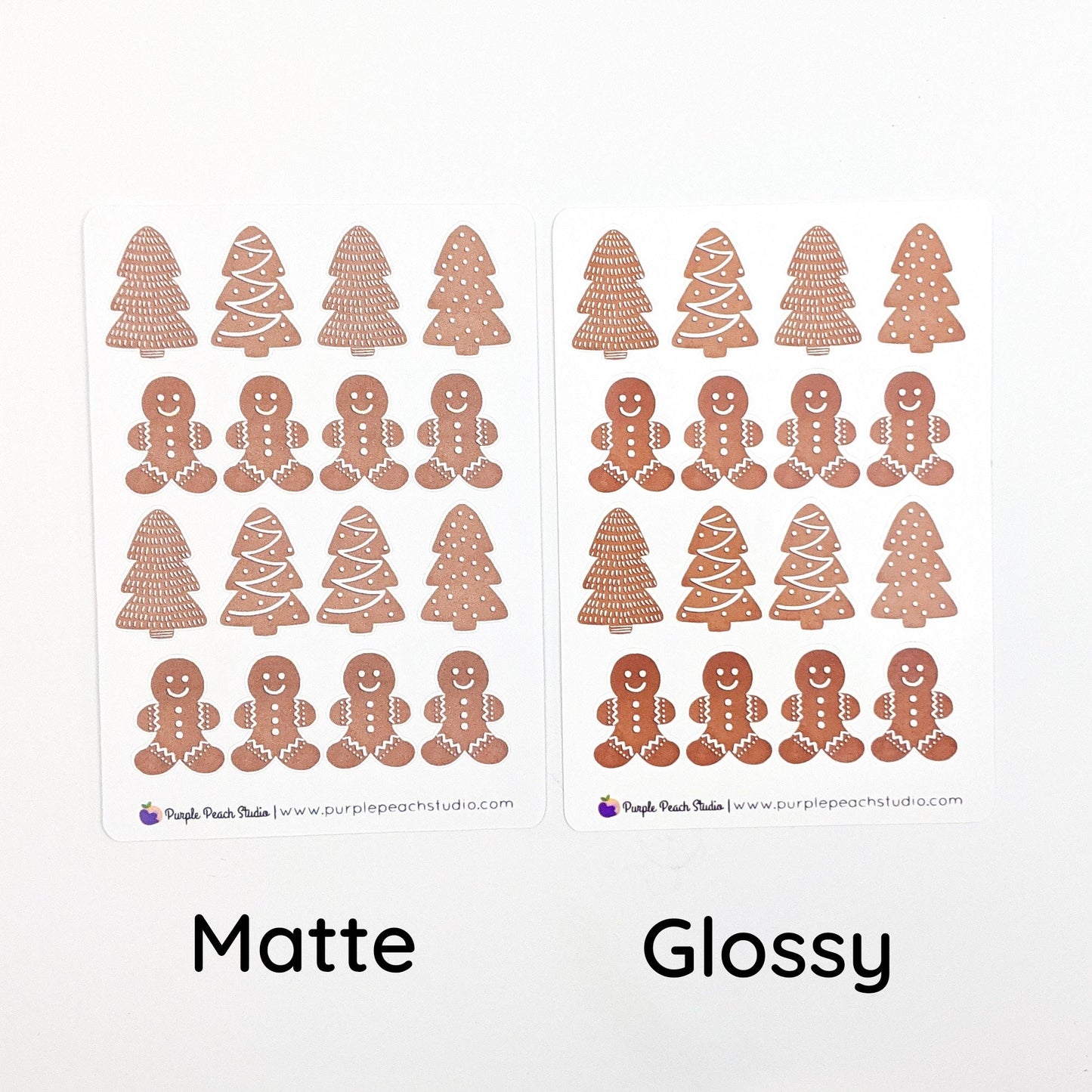 Small Gingerbread Cookie Stickers