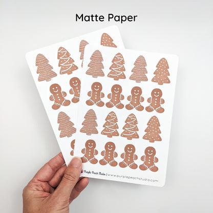 Large Gingerbread Cookie Stickers