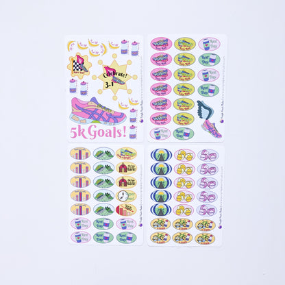 5k Race Training Stickers