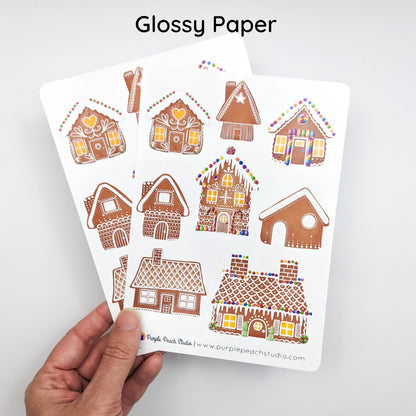 Large Gingerbread House Stickers