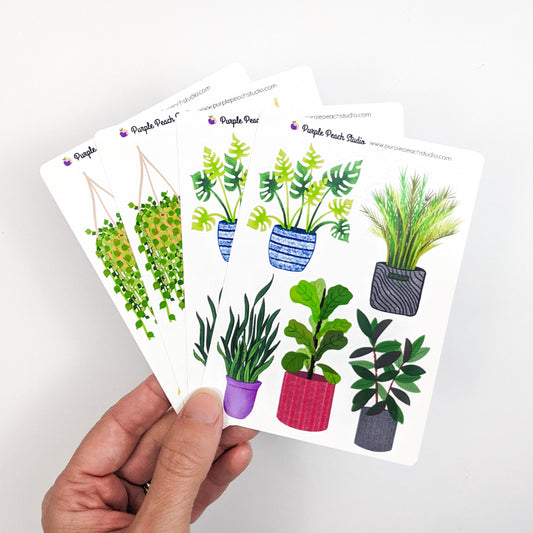 Small Houseplant Stickers