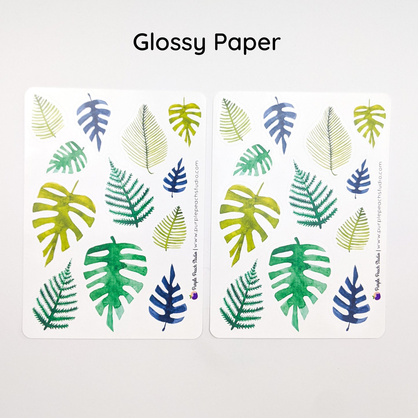 Large Tropical Leaf Stickers