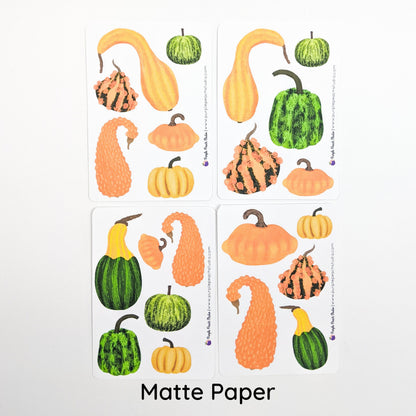 Small Decorative Gourd Planner Stickers