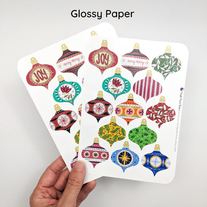 Large Vintage Ornament Stickers