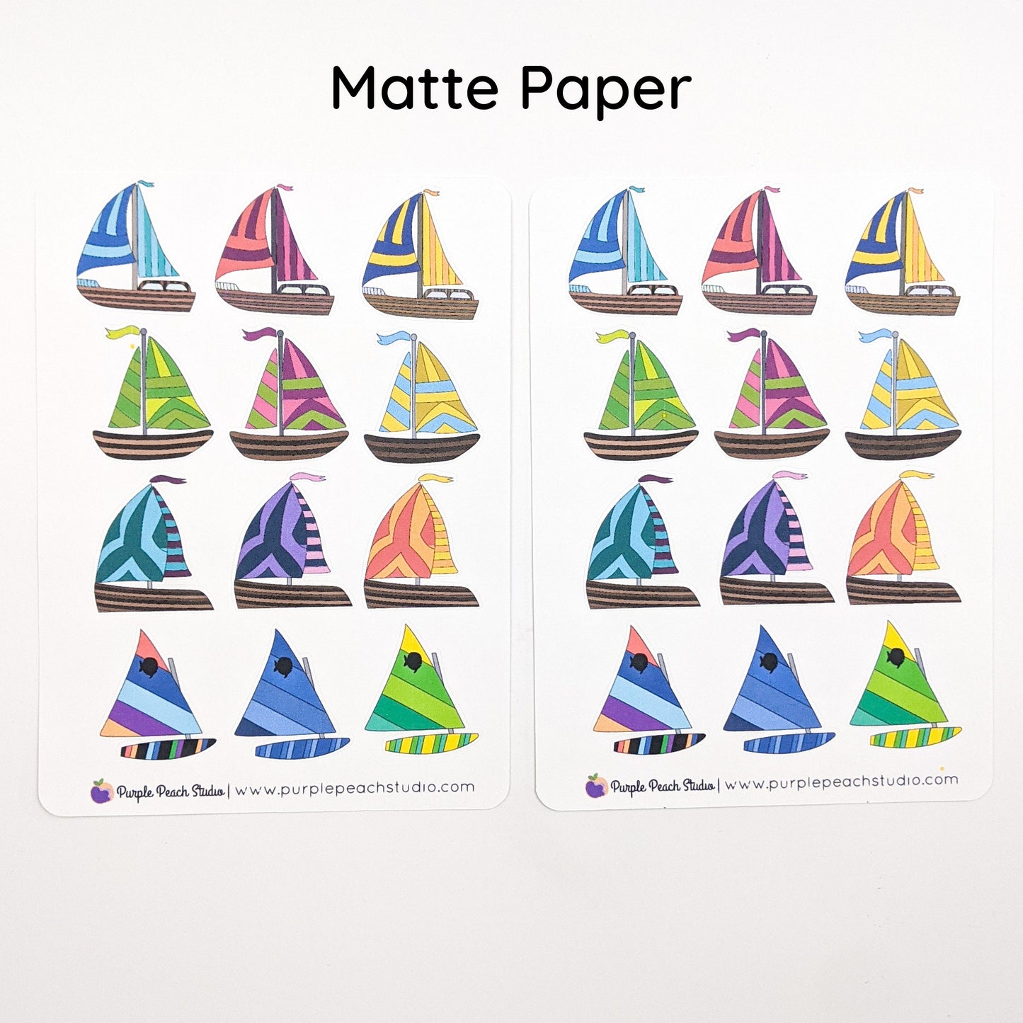 Large Sailboat Stickers