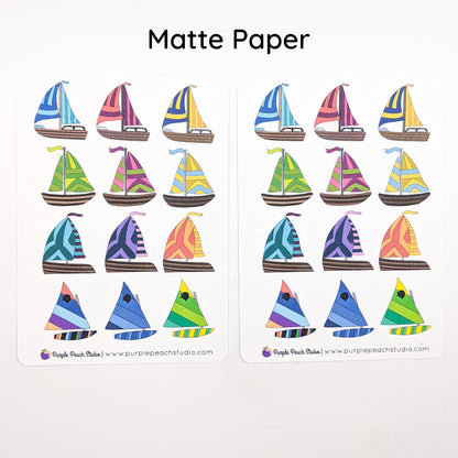 Large Sailboat Stickers