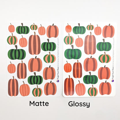 Large Pumpkin Stickers
