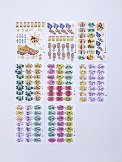 10k Training Stickers