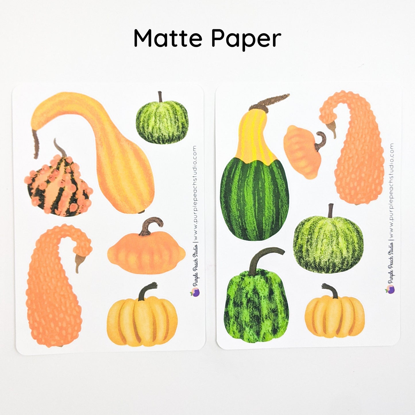 Large Decorative Gourd Planner Stickers