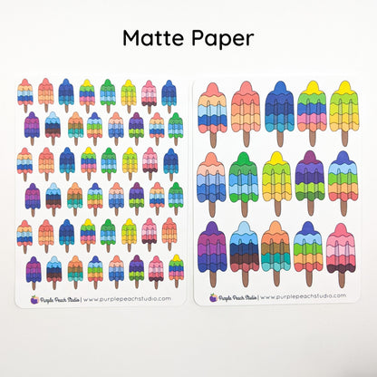 Large Ice Pop Stickers