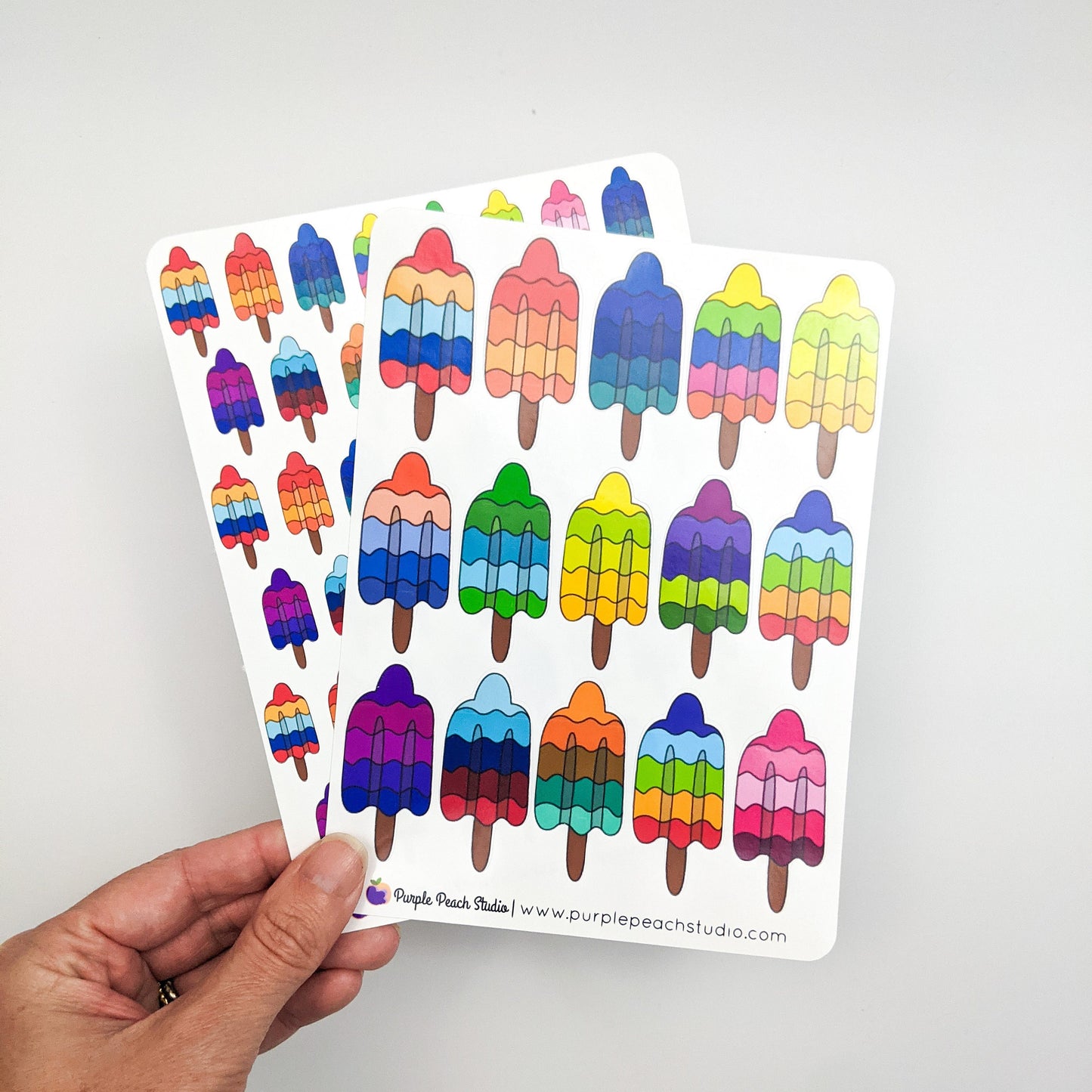 Large Ice Pop Stickers