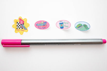 Half Marathon Training Stickers