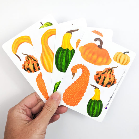 Small Decorative Gourd Planner Stickers
