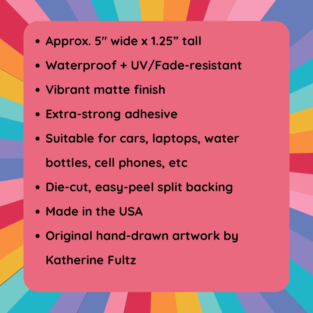 Feminist Decal | Nolite Te Bastardes Carborundorum Sticker