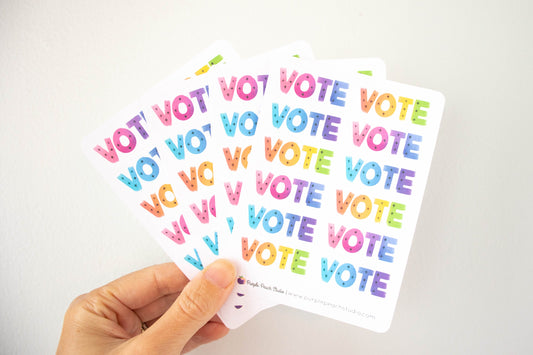 48 Vote Stickers