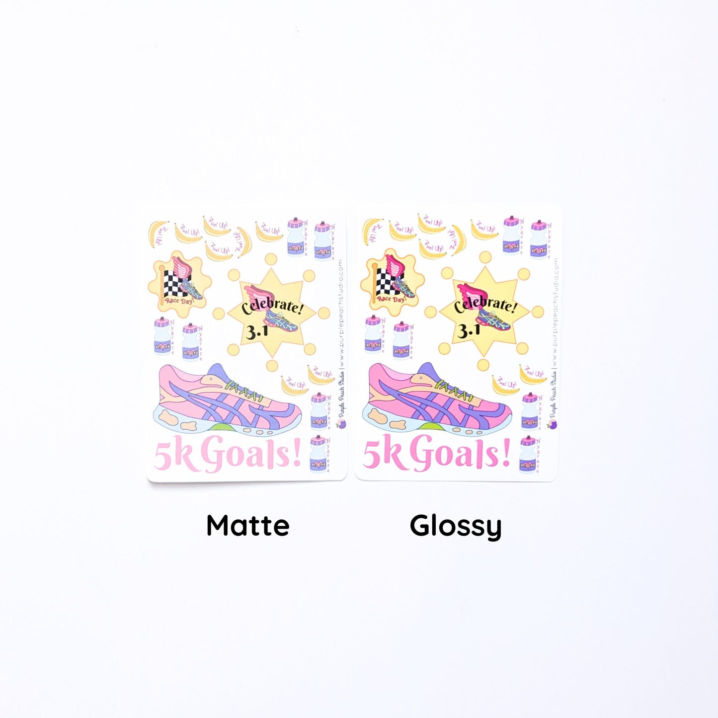 5k Race Training Stickers