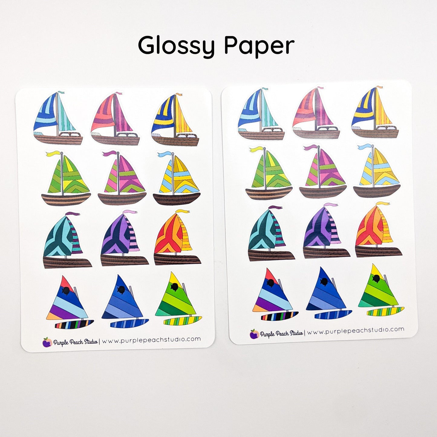 Large Sailboat Stickers