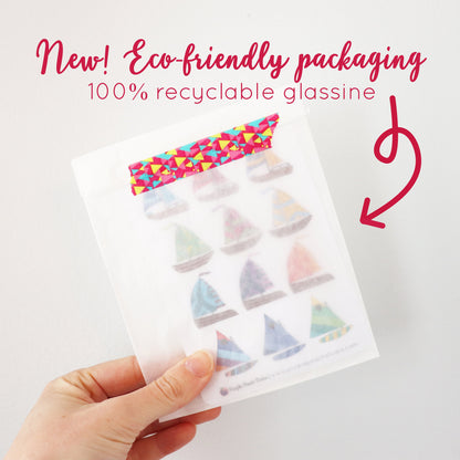 Small Christmas Stocking Stickers