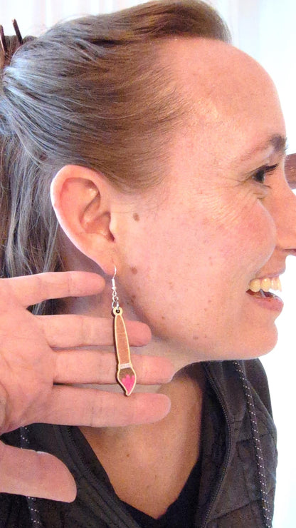 Paintbrush & Palette Earrings