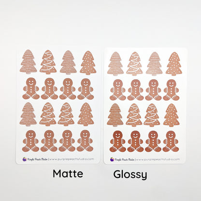 Large Gingerbread Cookie Stickers