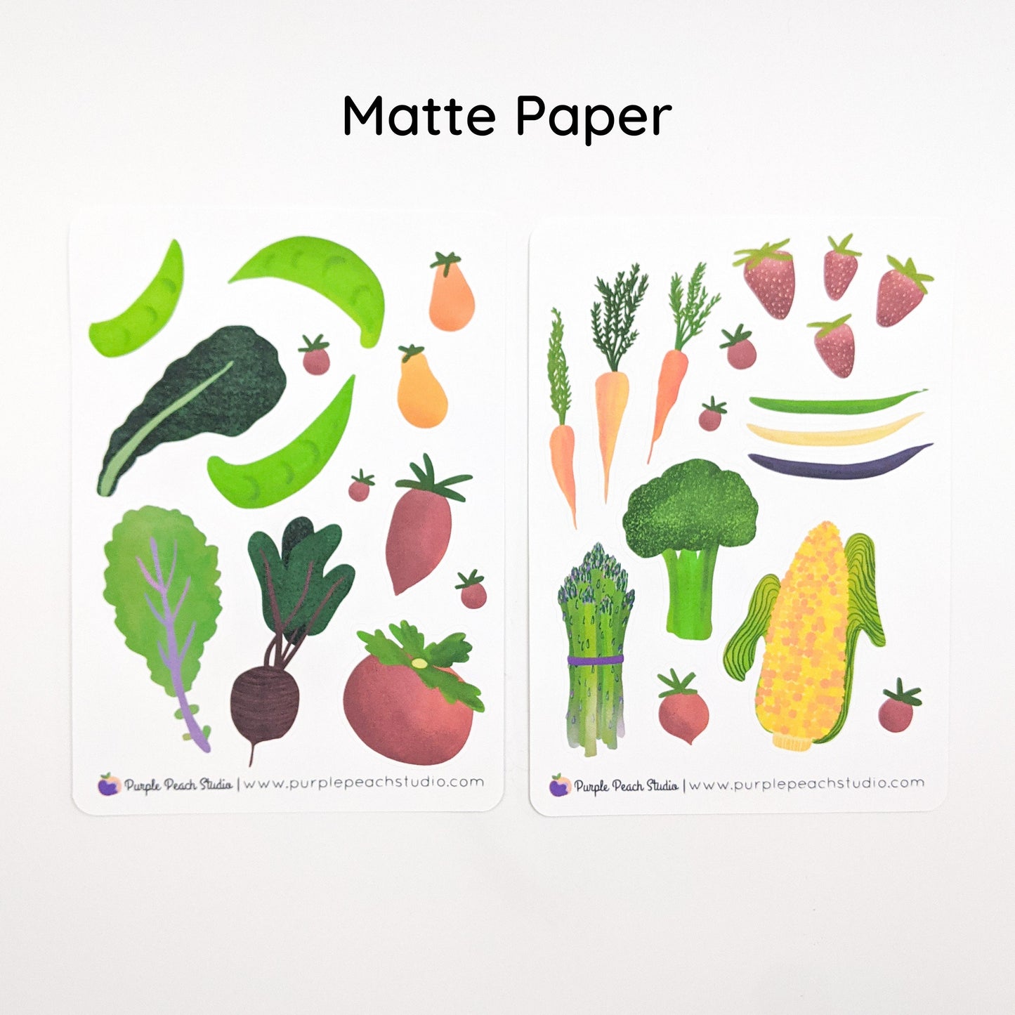 Large Farmers Market Veggie Stickers